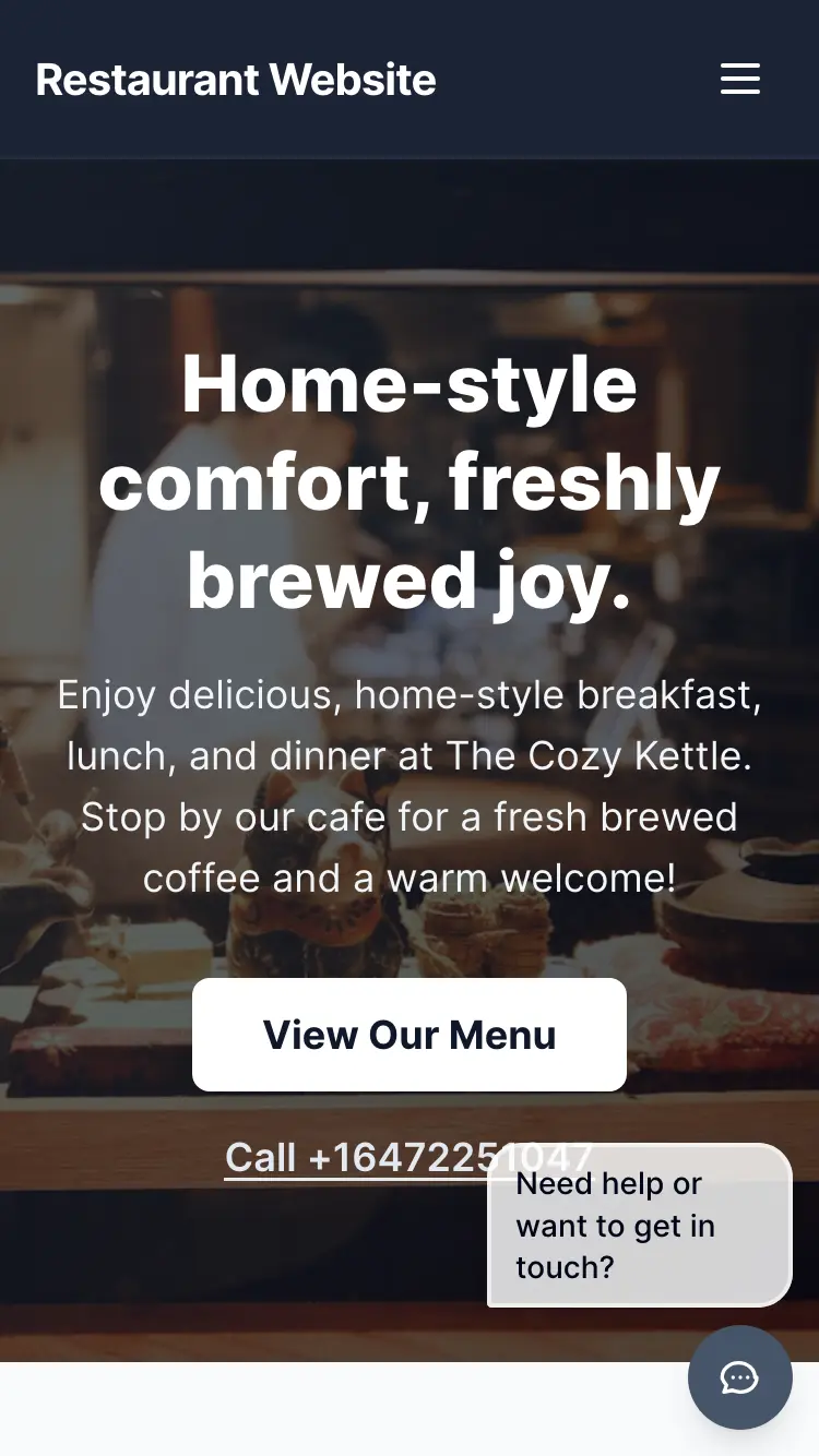 Mobile site previews across industries 2